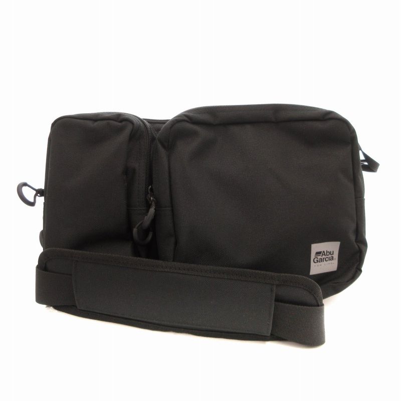 アブガルシア Abu Garcia 美品 ヒップバッグ ラージ3 ウエストバッグ ショルダー 黒 ブラック 1523810 /FT