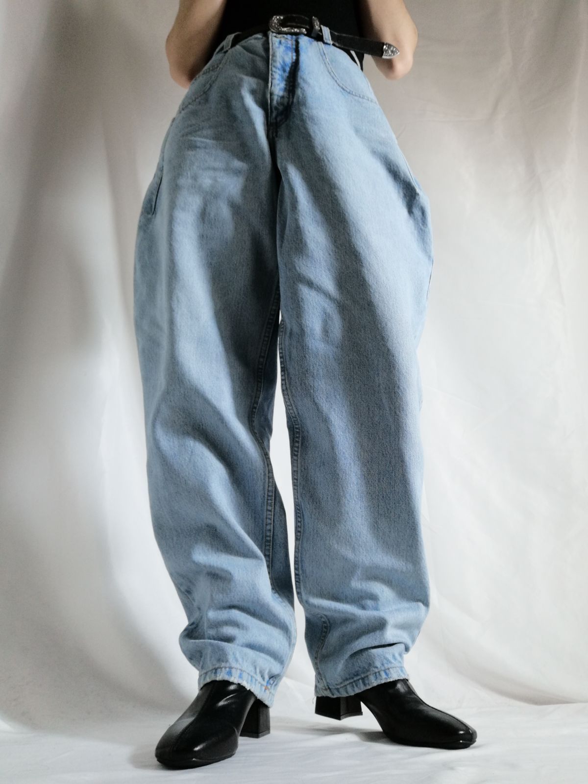 GUESS JEANS ゲス ジーンズ ハイウエストデニムパンツ マムジーンズ  