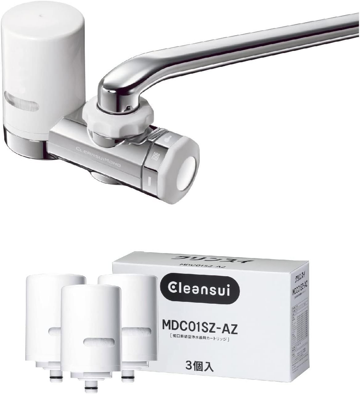 クリンスイ MDC01SZ-AZ 2個 未使用品 蛇口直結型浄水機器カートリッジ