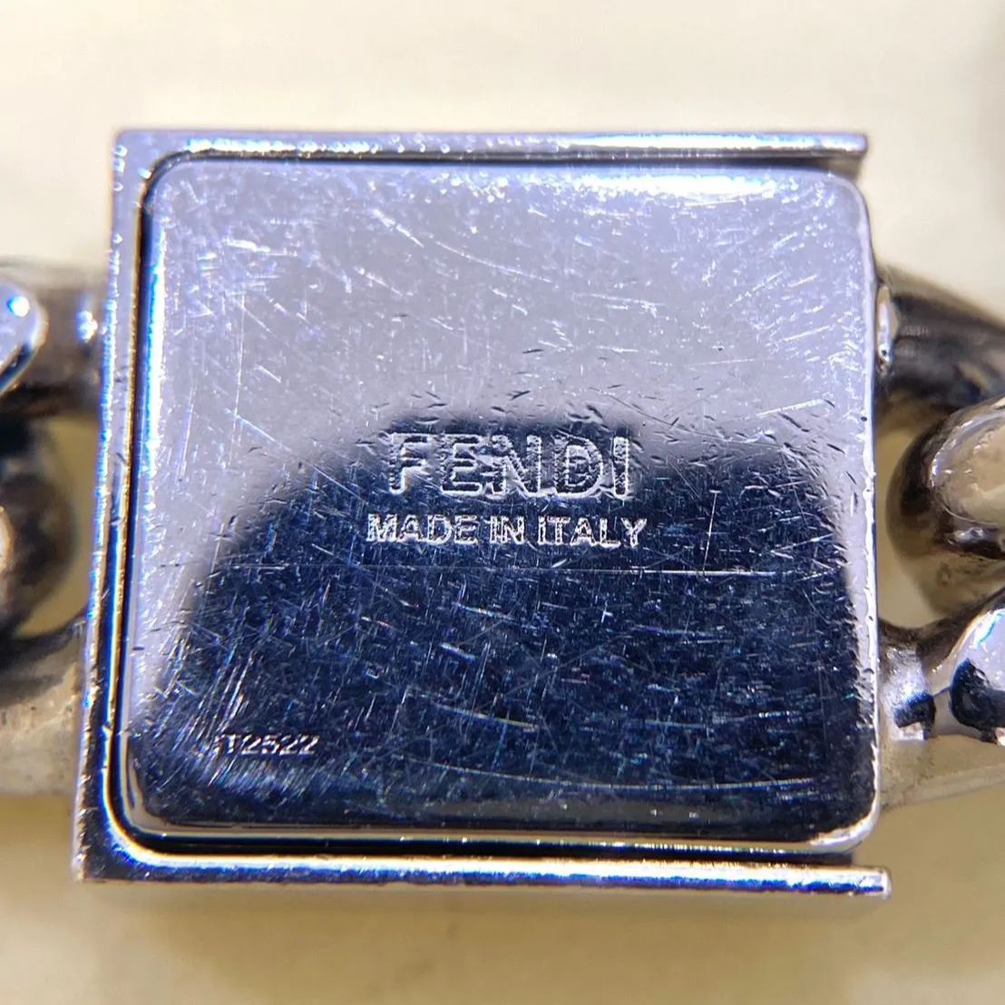 鑑定済・専用】FENDI フェンディ 喜平 ネックレス FFロゴ シルバー