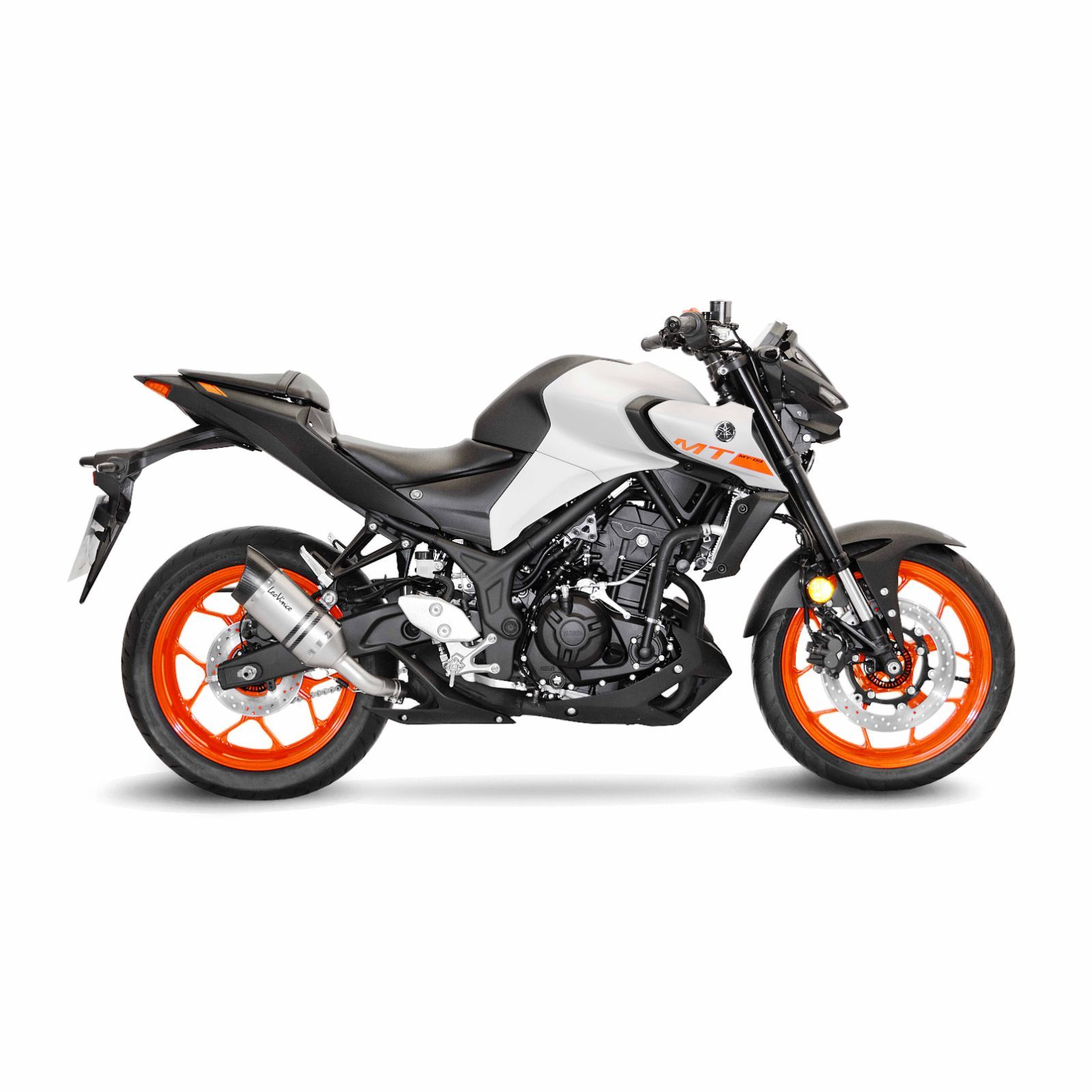 LeoVince / レオビンチ LV PRO SLIP-ON， STAINLESS STEEL， CARBON FIBER End Cap Ece-Approved for YAMAHA MT-03 R3 (2018-2019) | 14257E