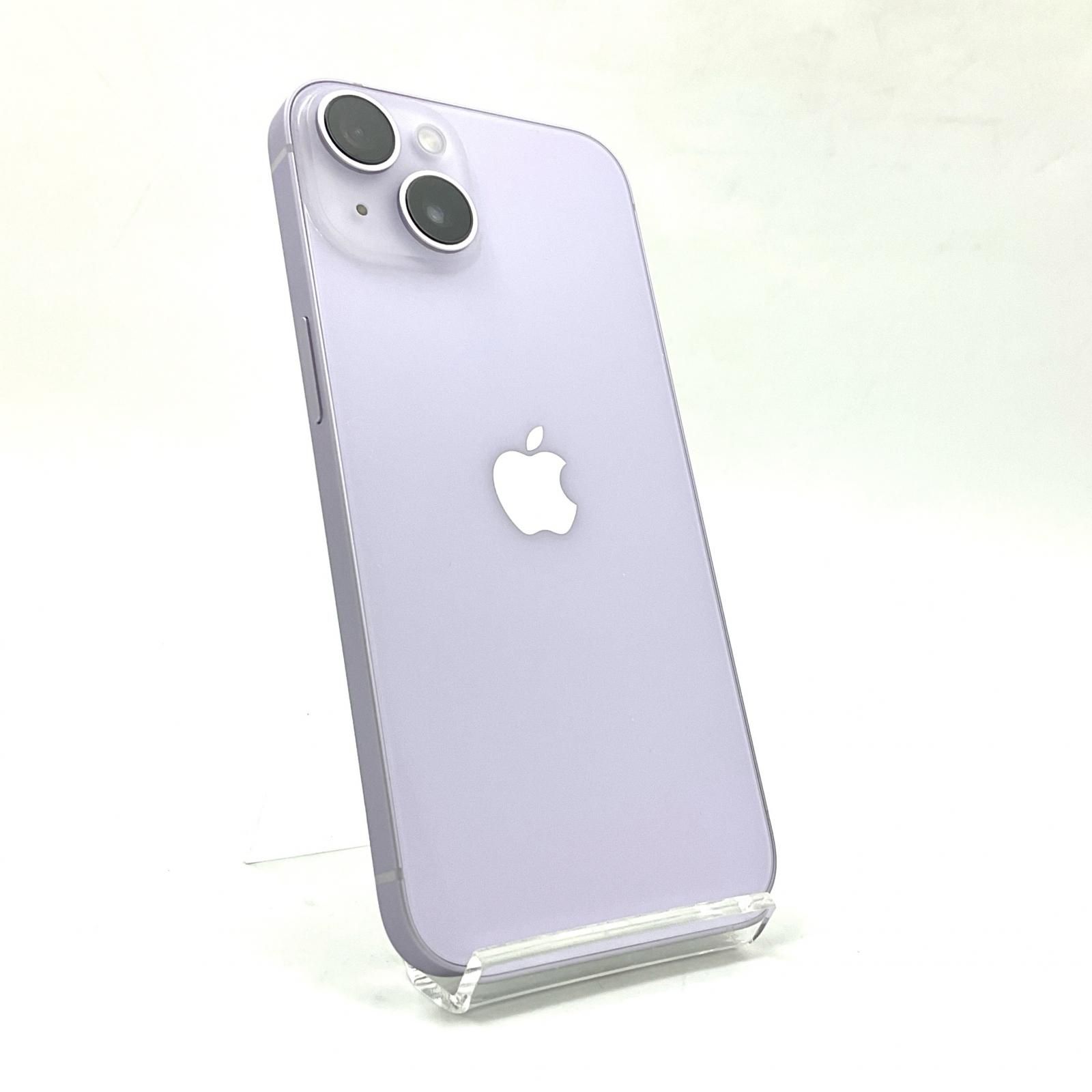 全額返金保証 最速発送 Apple iPhone 14 128GB パープル docomo 白ロム 動作 済 94%