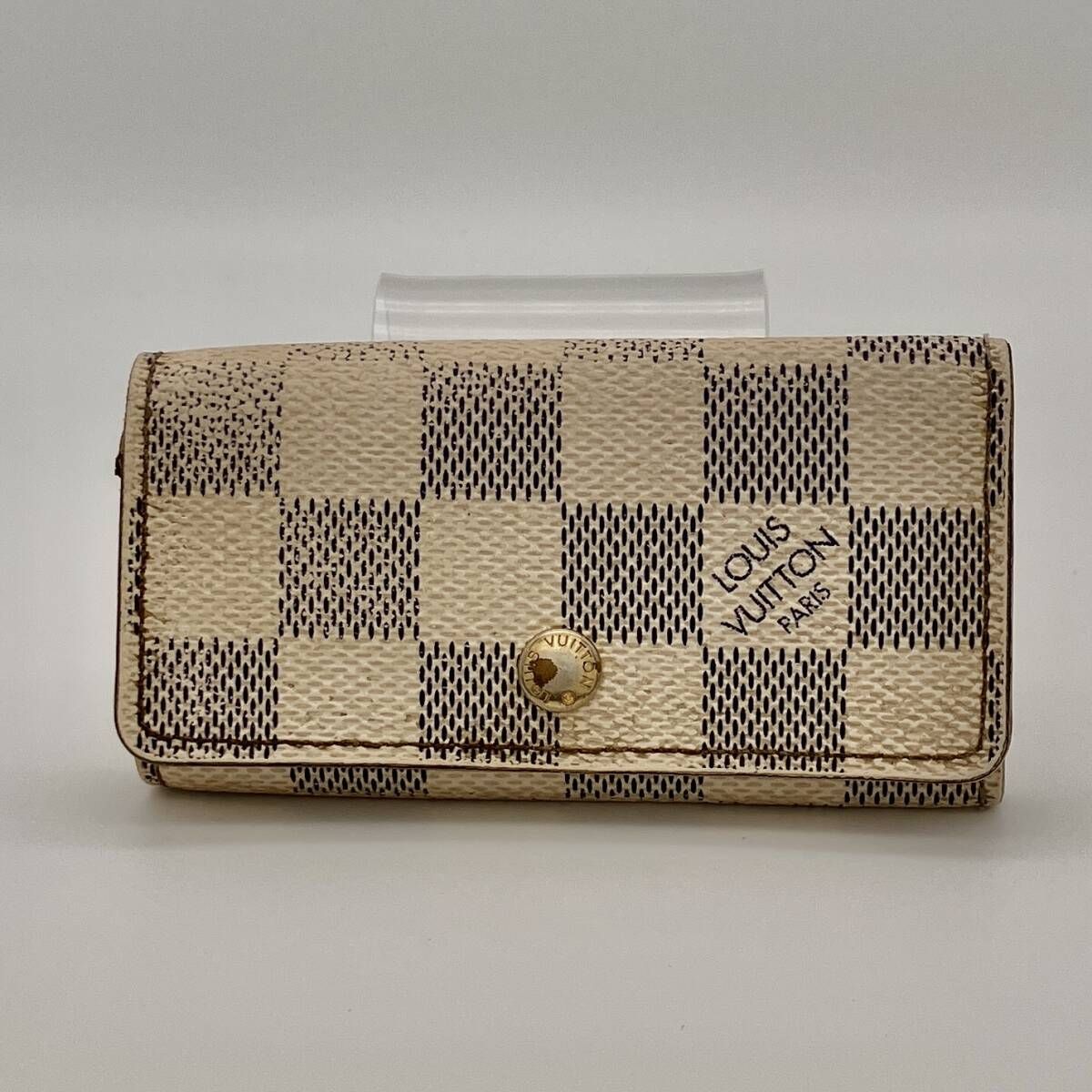 LOUIS VUITTON ヴィトン ダミエアズール M60020 ミュルティクレ4 4連キーケース