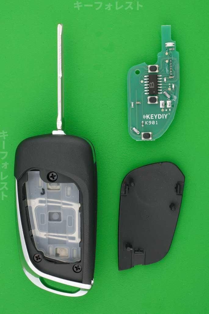 ジャックナイフ型キーレスリモコン