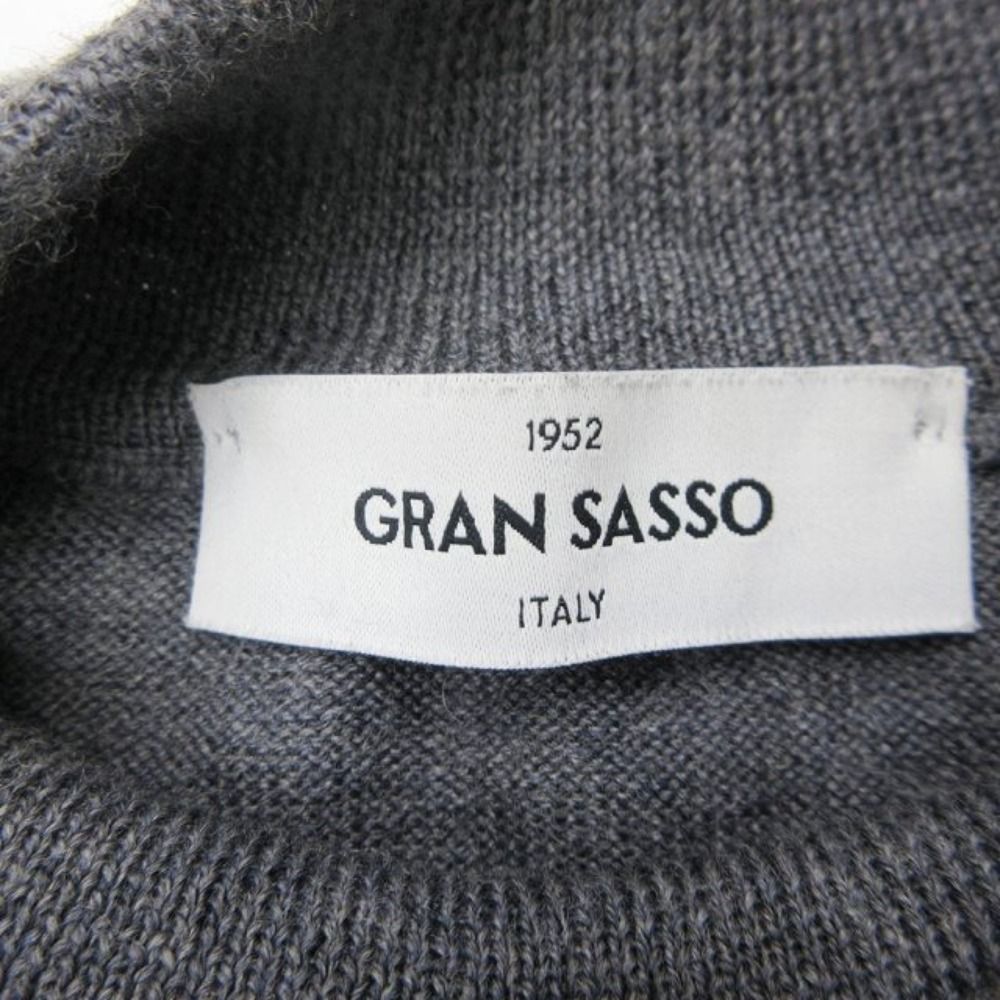美品 GRAN SASSO グランサッソ 12ゲージ ウール ソリッド モックネック  
