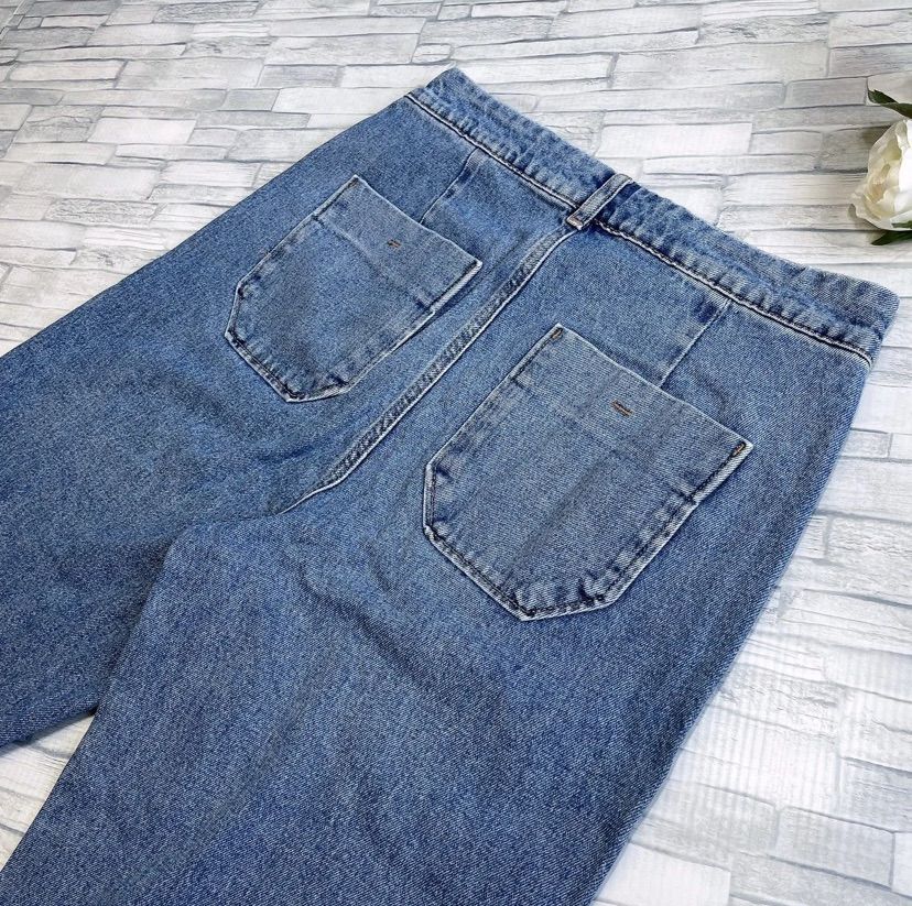 新品タグ付き★zaraザラ デニム ワイドパンツ ジーンズ40インチ 13号 新品タグ付き☆zaraザラ デニム ワイドパンツ ジーンズ40インチ