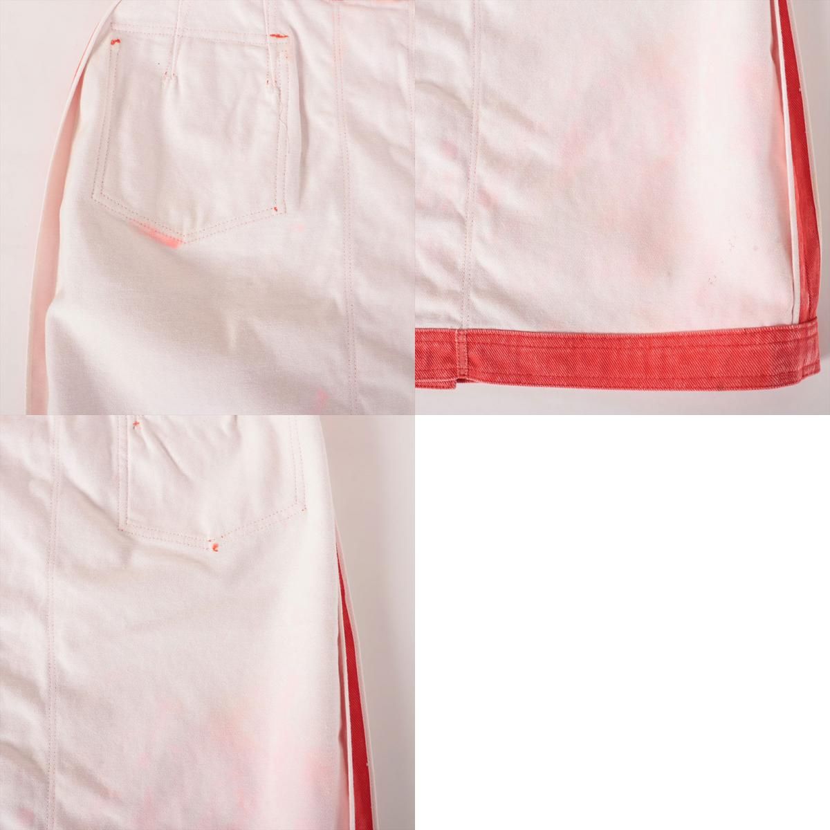 状態良好 CHANEL シャネル スカート コットン デニム ココボタン Size 42