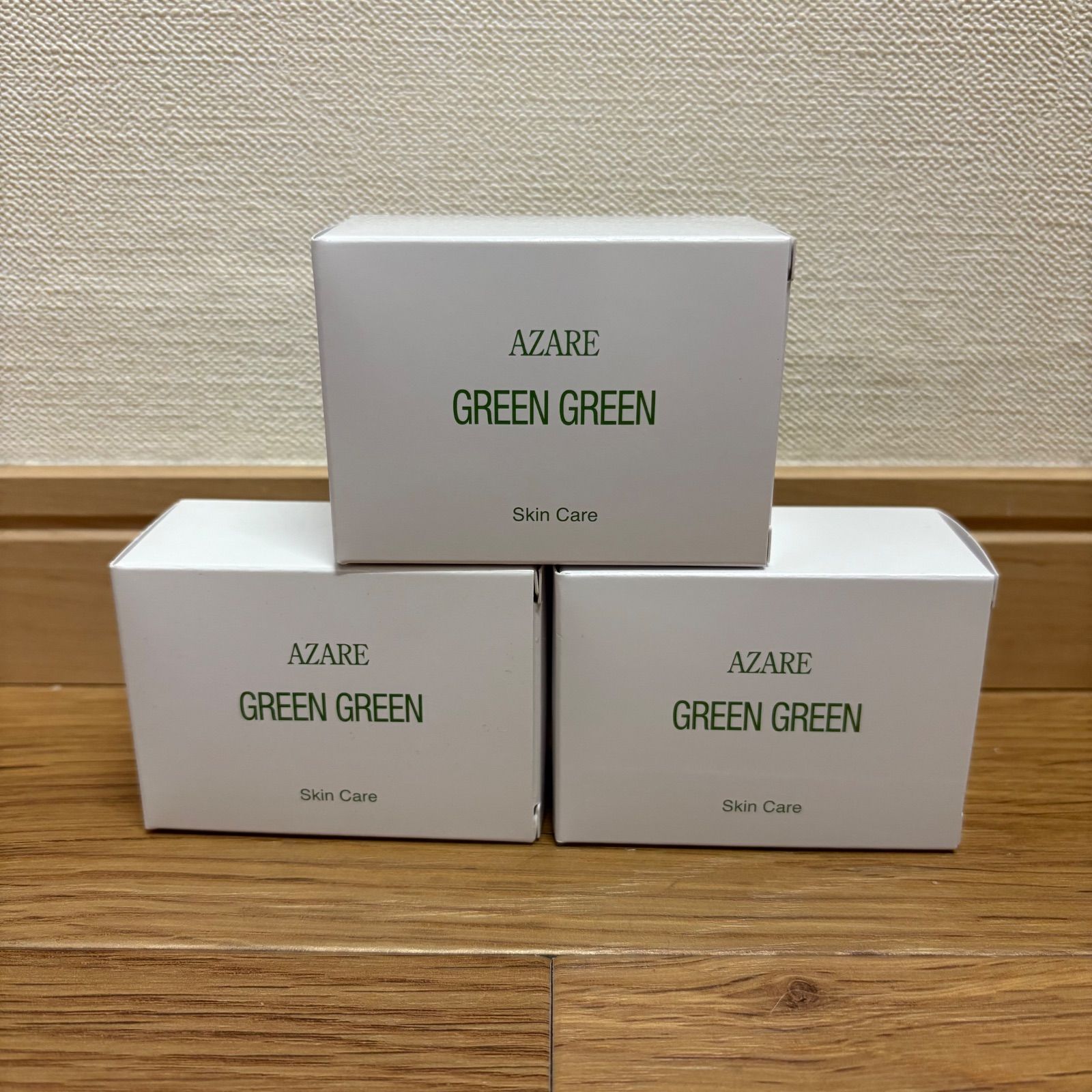 アザレ化粧品 グリーングリーン石けん3個 アザレ化粧品 グリーングリーン石けん3個