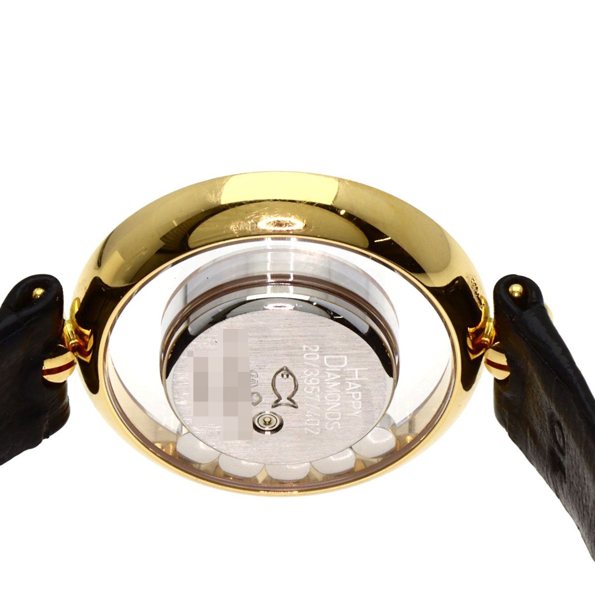 Chopard ショパール 20/3957/402 ハッピーダイヤモンド 腕時計 K18YG  