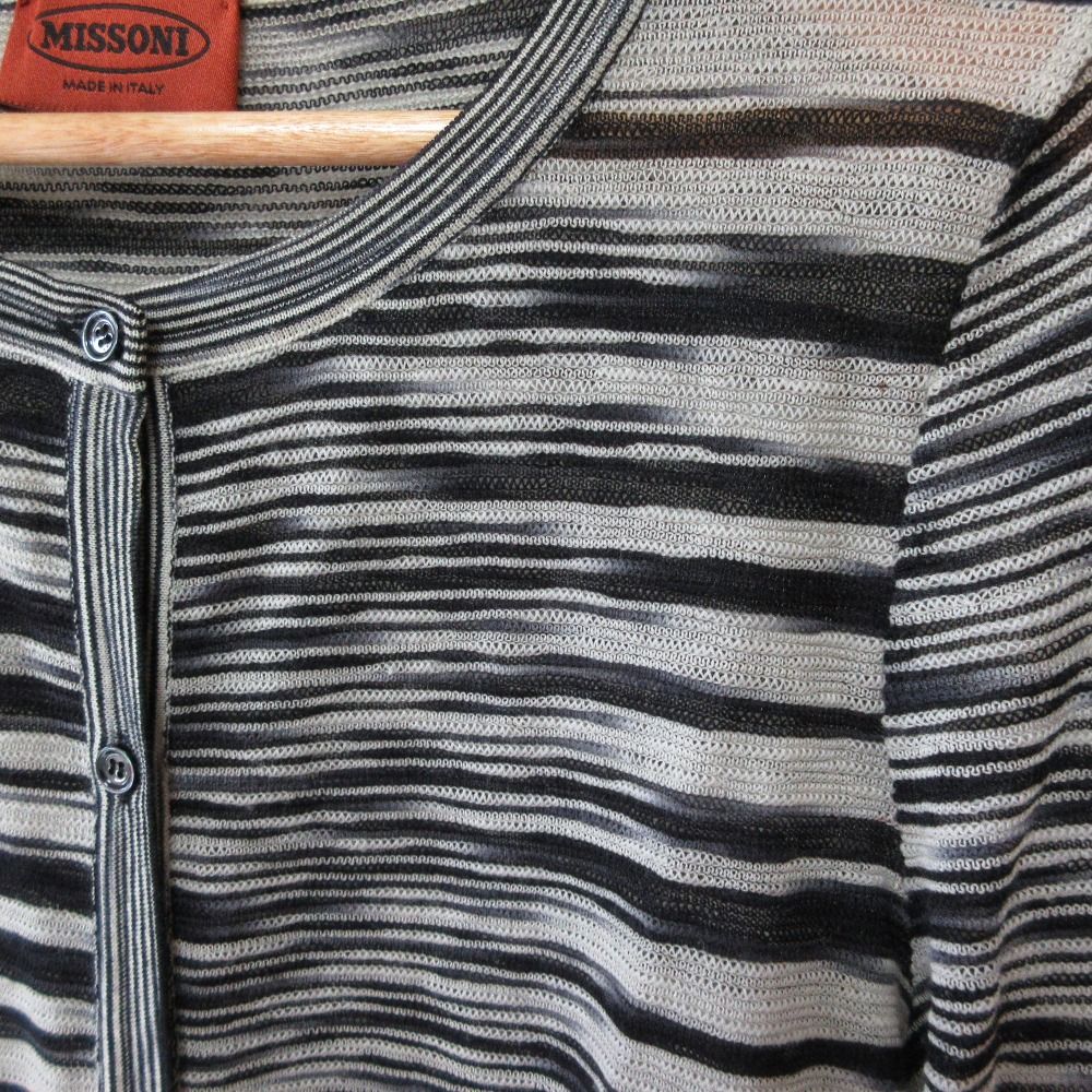 MISSONI】Made in Italy ziigzag knit cardigan（ミッソーニ