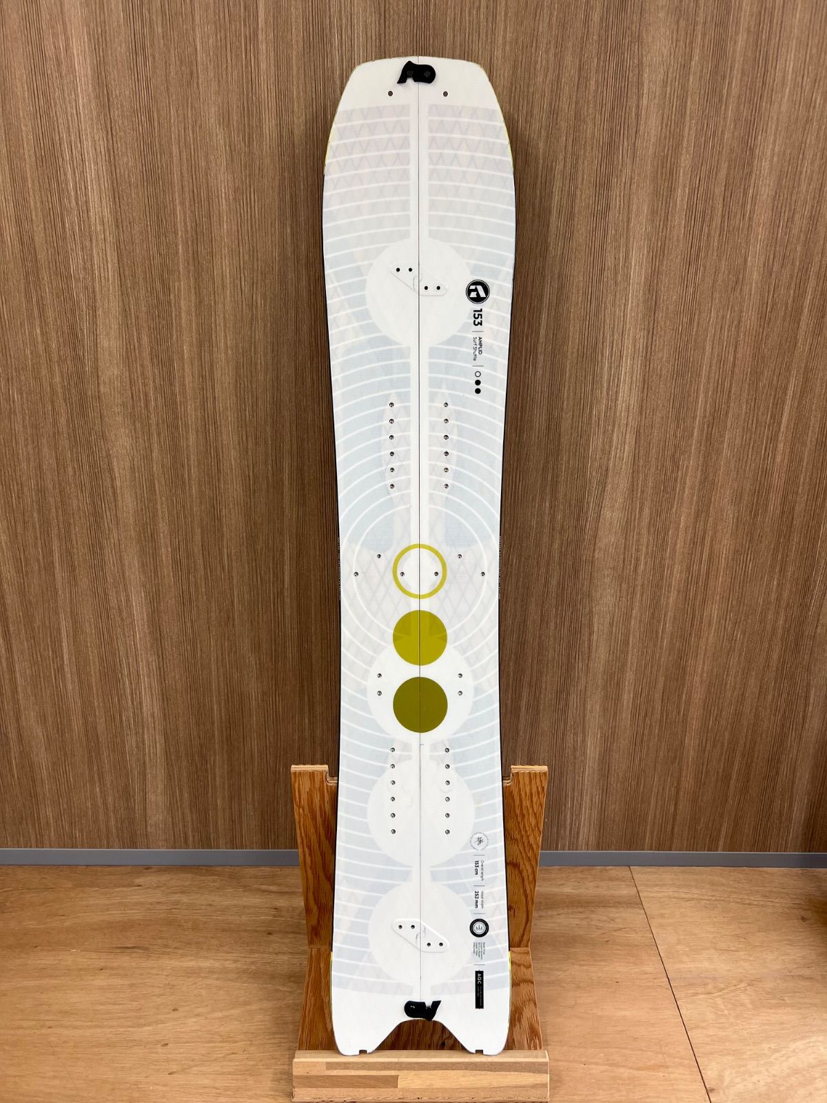 Foumarts公式 認定 ボード カービングの第一人者ピーターバウアー監修 軽量スプリットボード AMPLID Surfshuttle SPLIT153cm アンプリッド サーフシャトルスプリット