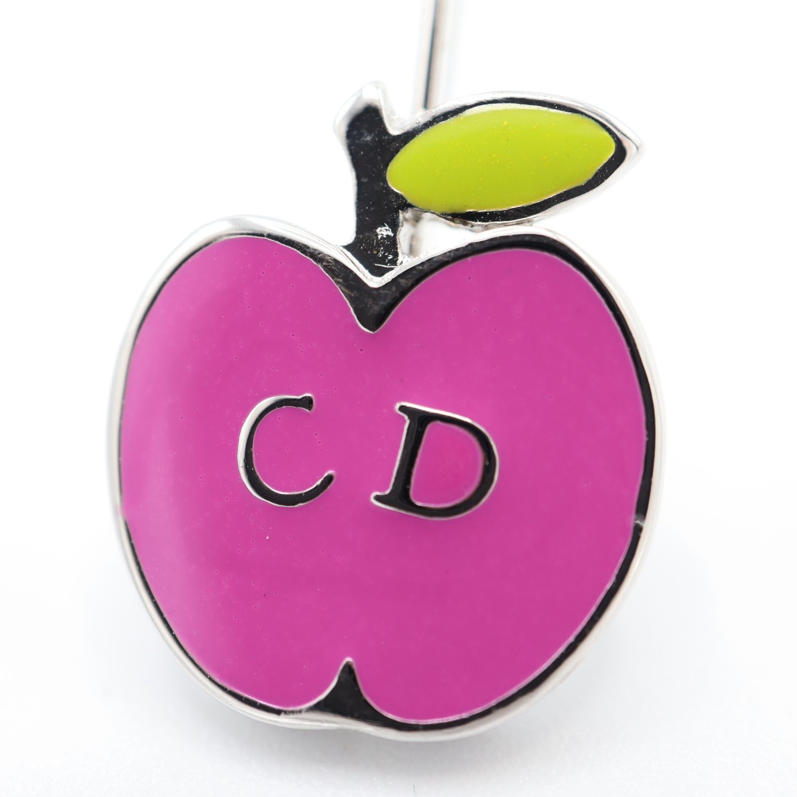 Christian Dior ディオール CD ピアス リンゴ 林檎 フックピアス