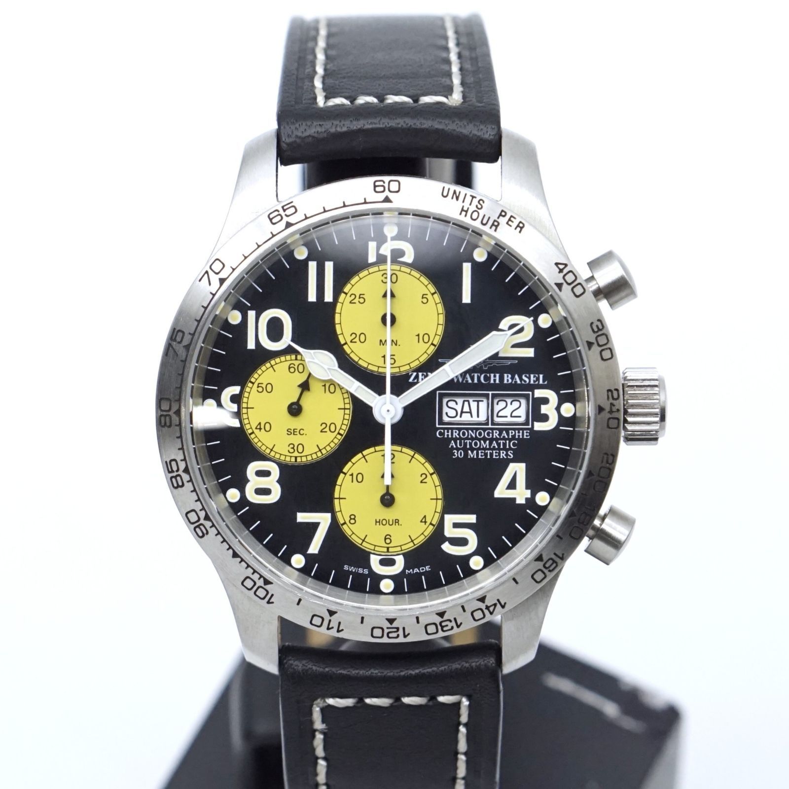 ZENO-WATCH BASEL ゼノウォッチ クロノ デッドストック Ref.9557 