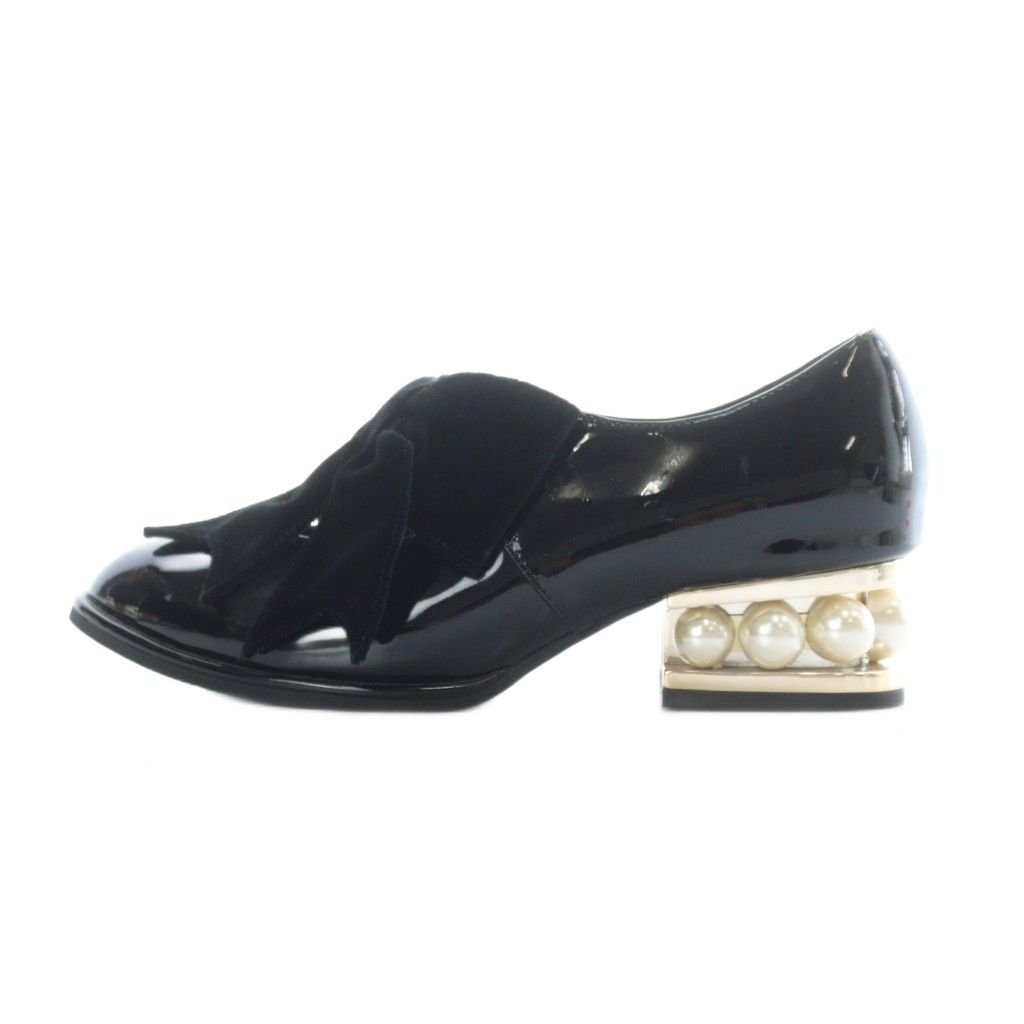 値下げ　ジェフリーキャンベル jeffreycampbell パールヒールリボン ジェフリーキャンベル Jeffrey Campbell デザインヒール