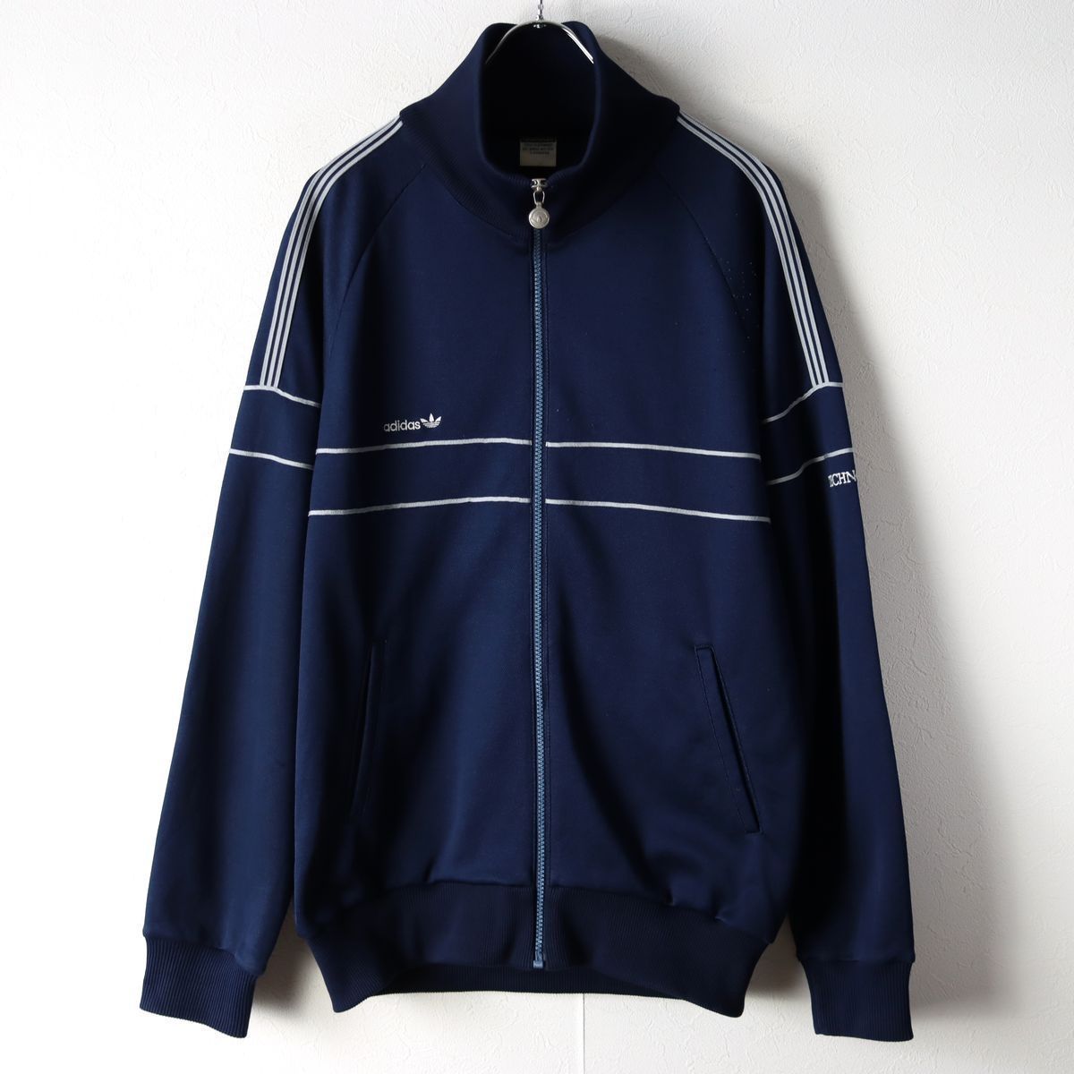 70s80s 西ドイツ製 デサント社 adidas アディダス トラックジャケット ネイビー size XL程度 - メルカリ