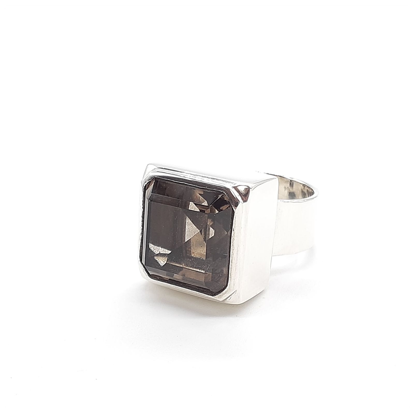 週末セール　agate アガット　スモーキー　リング　指輪 agete アガット リング SILVER 925 シルバー スモーキークォーツ