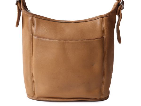 COACH オールドコーチ レザー バケットバッグ トート ブラウン バケツ型 COACH オールドコーチ レザー バケットバッグ トート ブラウン