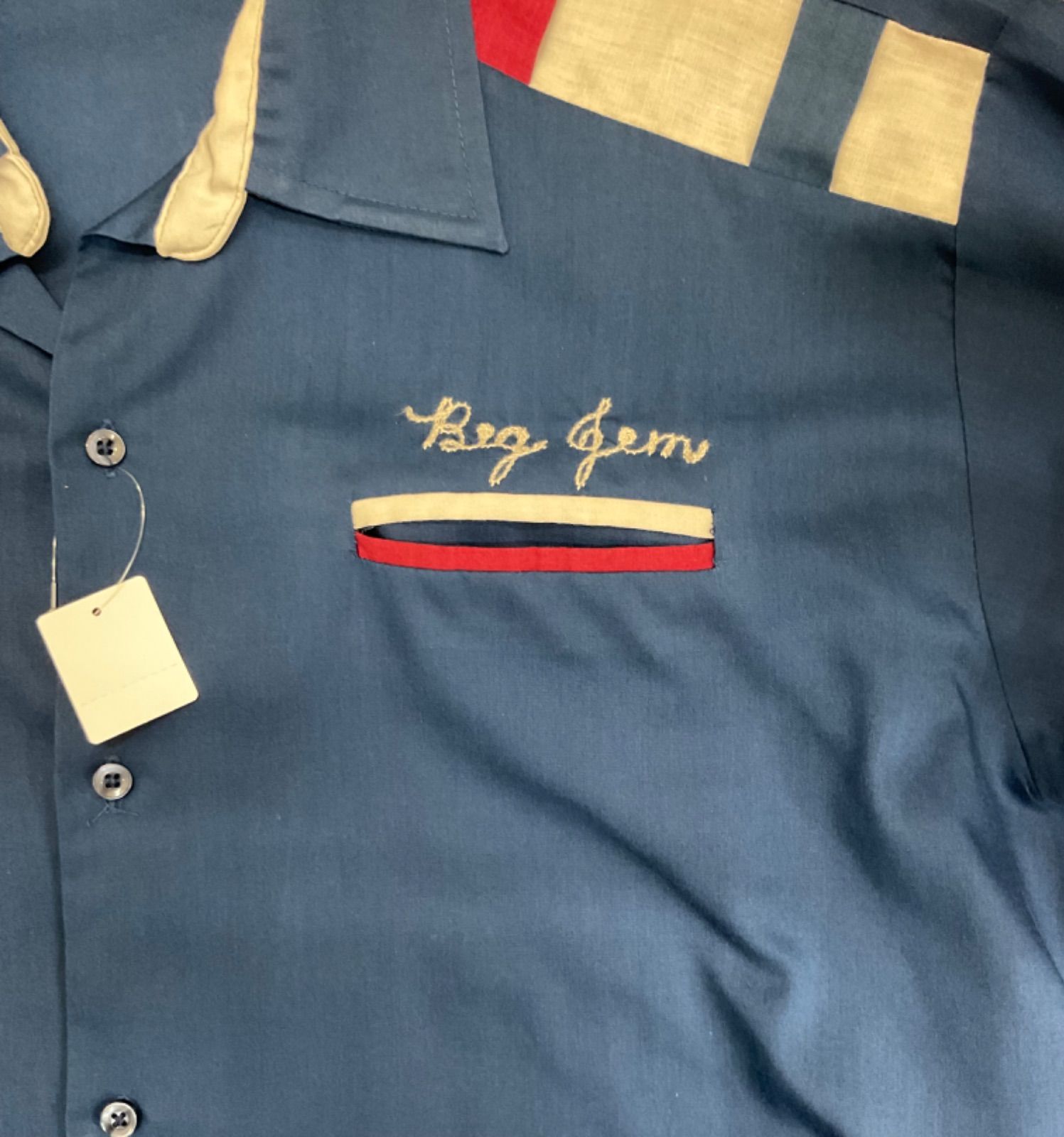 70s 70年代 King Louie キングルイ ボーリングシャツ 背面プリント