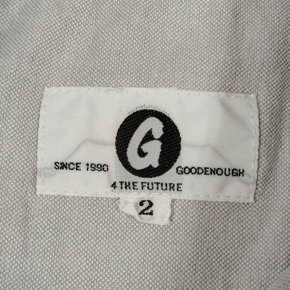 【お買得】 グッドイナフ GOODENOUGH 背ロゴ 長袖 BD オックスフォード トップス