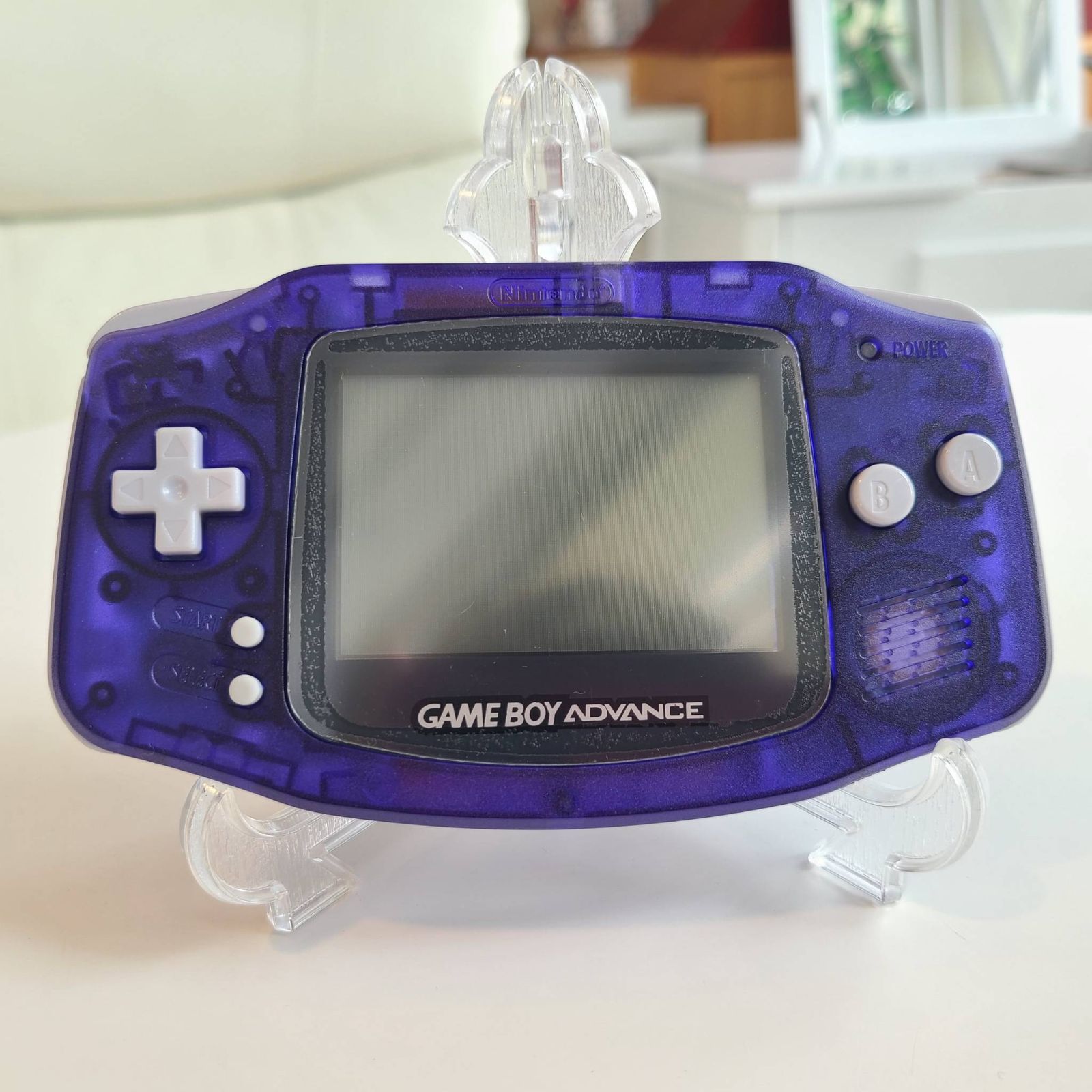 色 Nintendo 任天堂 ゲームボーイアドバンス ミッドナイトブルー トイザらス