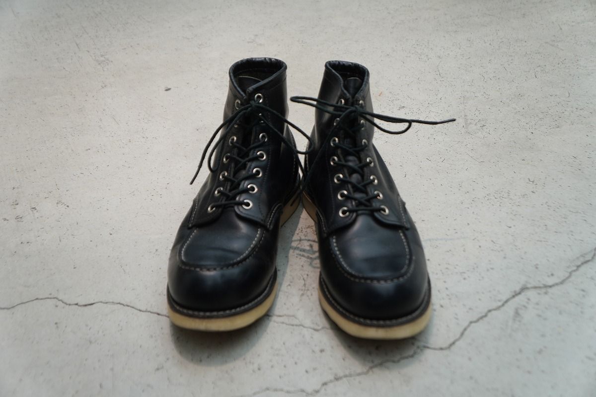 正規 2013年製 REDWING レッドウィング 8179 CLASSIC MOC TOE クラシック モックトゥ ブーツ レザー 黒 US 10 527 P