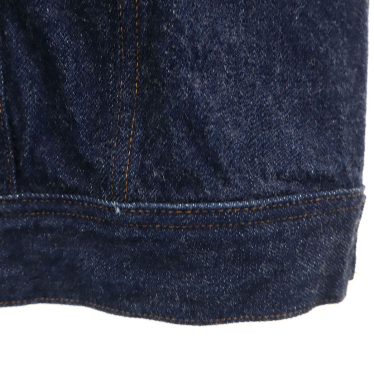 YAECA ヤエカ 日本製 デニムジャケット S ネイビー系 メンズ 古着