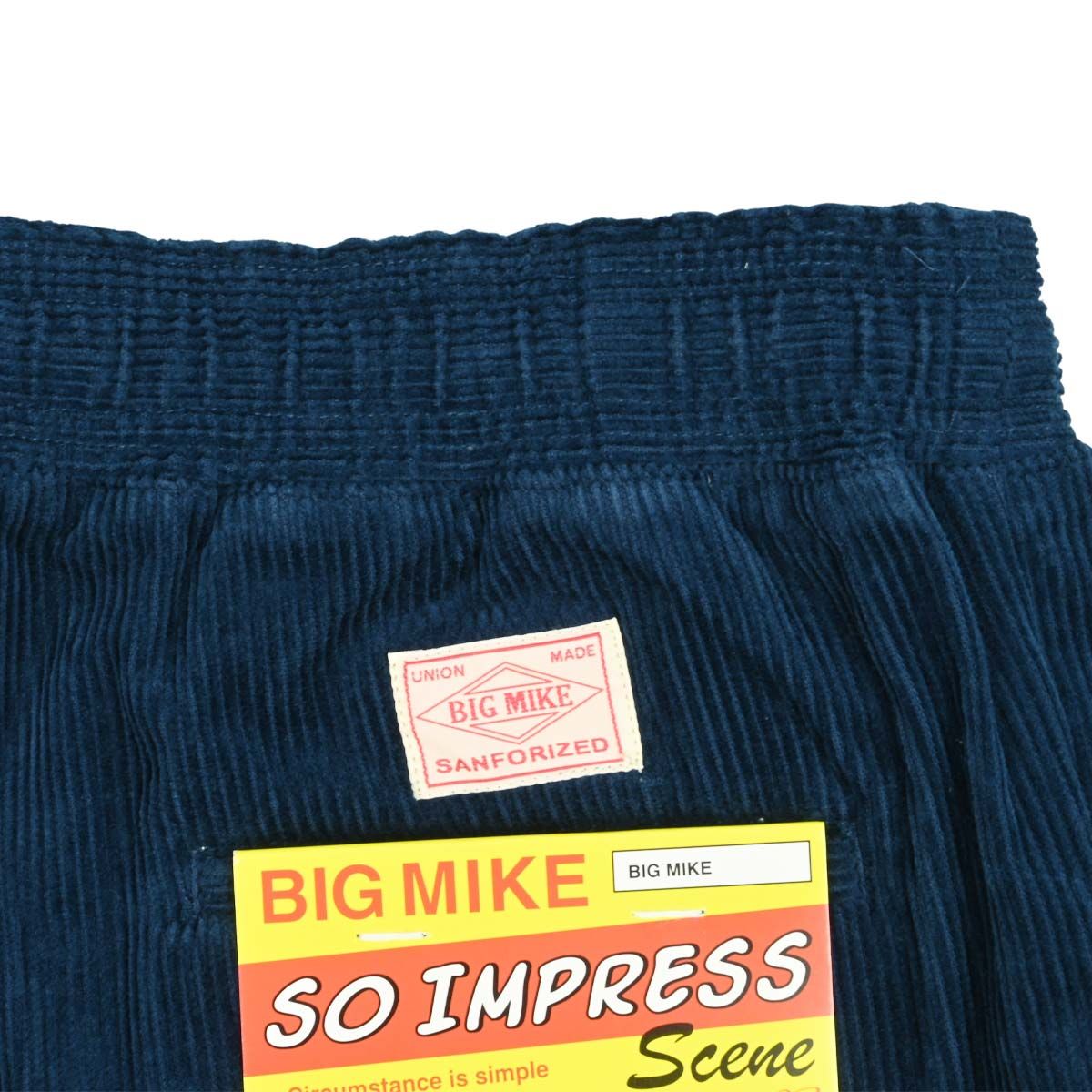 【新品】 BIG MIKE ビッグマイク Corduroy Easy Pants メンズ ブラウン/ブラック/ブルーグレー M-L BIG MIKE ビッグマイク&frasl; 25秋冬新作 セットアップ対応 クラシック