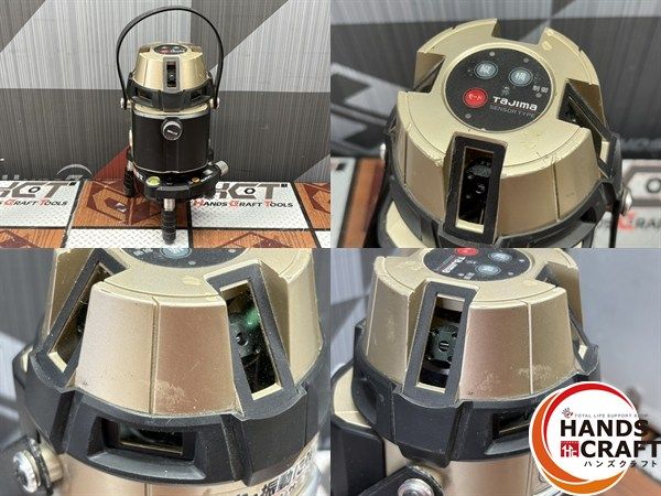 〇タジマ TAJIMA GT8ZS-NI 墨出し器（自動追尾） ケース・受光器付き 