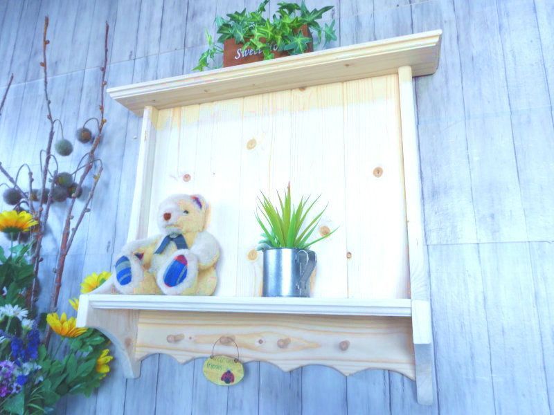 ハンドメイド 横長シェルフ トールタイプ ナチュラル MARWIL-DEMENAGEMENTS_CH