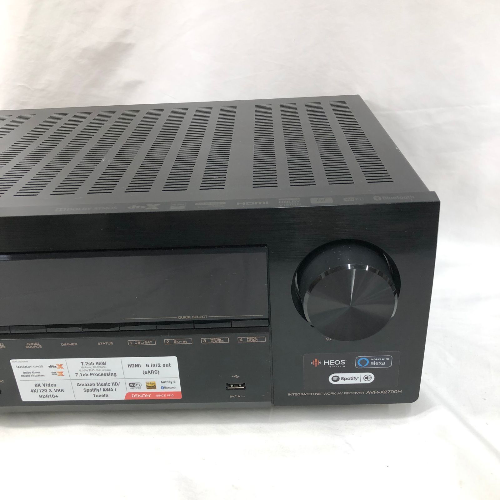 Denon AVR-X2700H AVサラウンドレシーバー ブラック ジャンク Denon AVR-X2700H AVサラウンドレシーバー ブラック ジャンク Denon