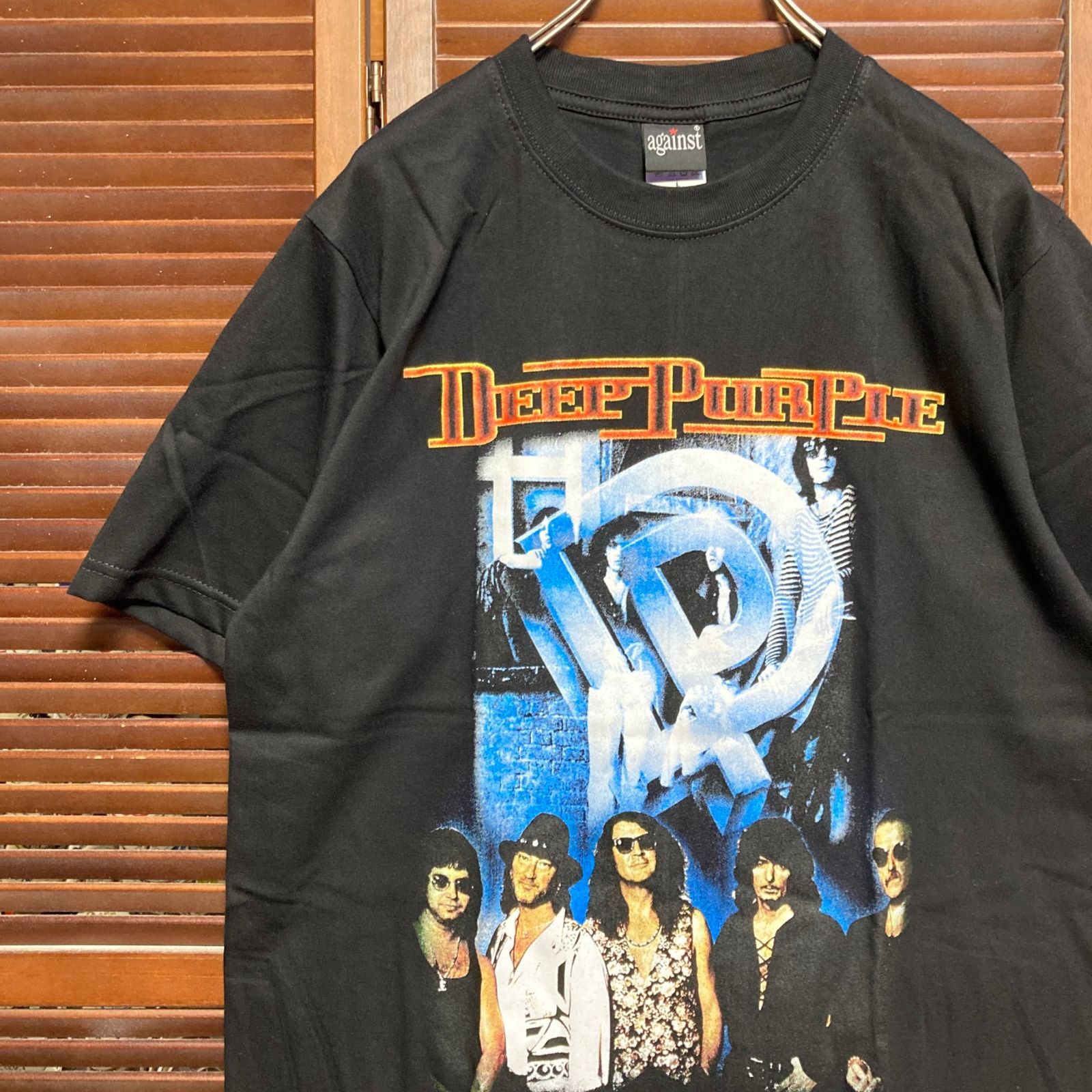 90s DeepPurple ディープパープル　ビンテージ　黒Tシャツ　シングル 90's vintage】 DEEP PURPLE MACHINE HEAD 1993 T-SHIRT | OEC