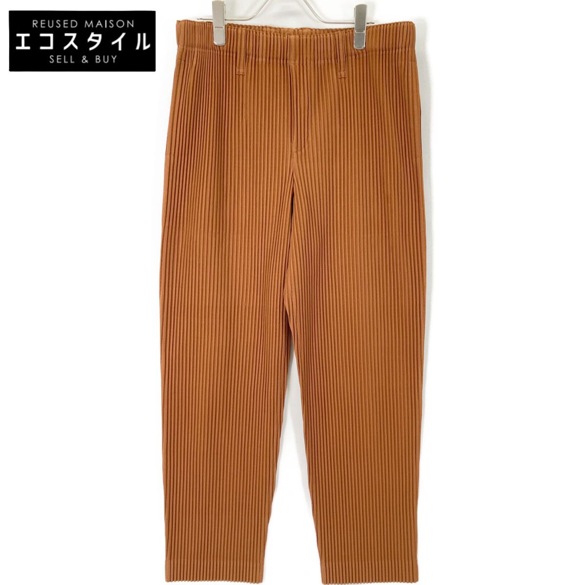 HOMME PLISSE ISSEY MIYAKE オムプリッセ イッセイミヤケ HP73JF206 ﾌﾞﾗｳﾝ ｽﾄﾚｰﾄﾊﾟﾝﾂ 3