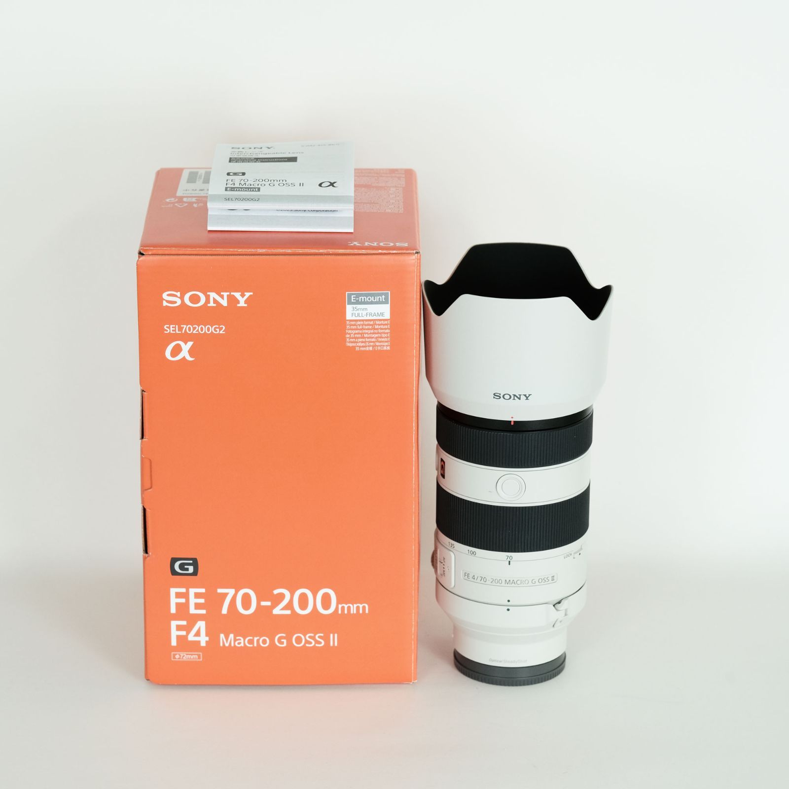 SONY α[Eマウント]用レンズ FE 70-200mm F4 G OSS ソニー、「FE 70-200mm F4 Macro G OSS II」発売。 高い描写力と高性能