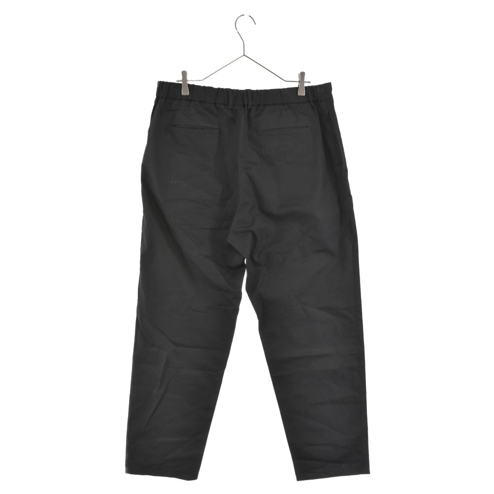 JIL SANDER (ジルサンダー) Gabardine Trouser コットンスラックスパンツ JSMT310831 ブラック - メルカリ