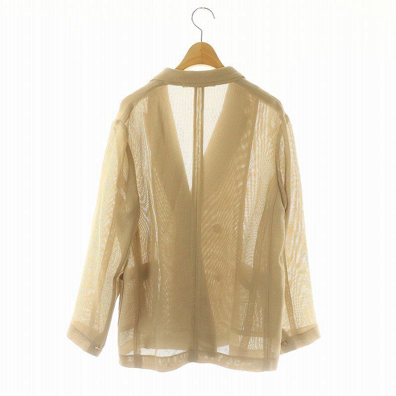 シーナリー SHENERY 24SS メッシュジャケット ダブル テーラード F