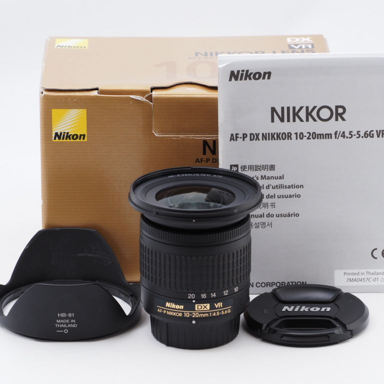 Nikon ニコン 広角ズームレンズ AF-P DX NIKKOR 10-20mm f/4.5-5.6G VR ニコンDXフォーマット専用  カメラ本舗｜Camera honpo メルカリ