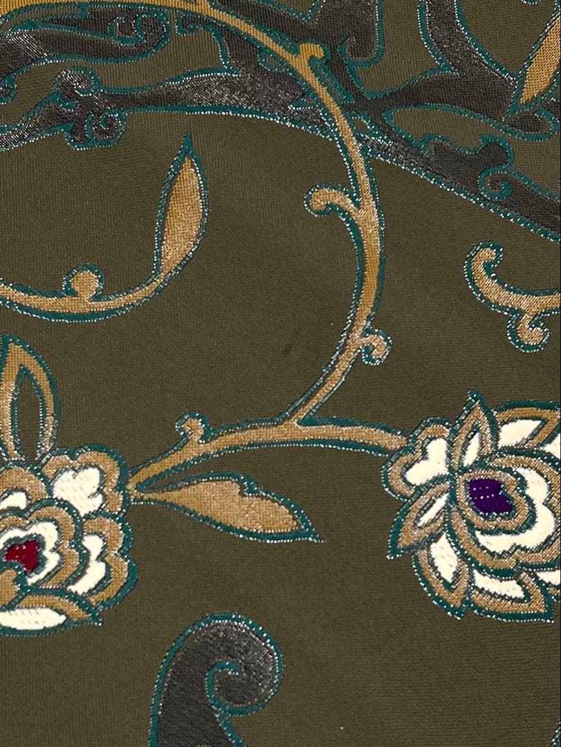 西陣織 山田織物 袋帯 唐花 唐草 アールヌーボー風 正絹 六通 - メルカリ