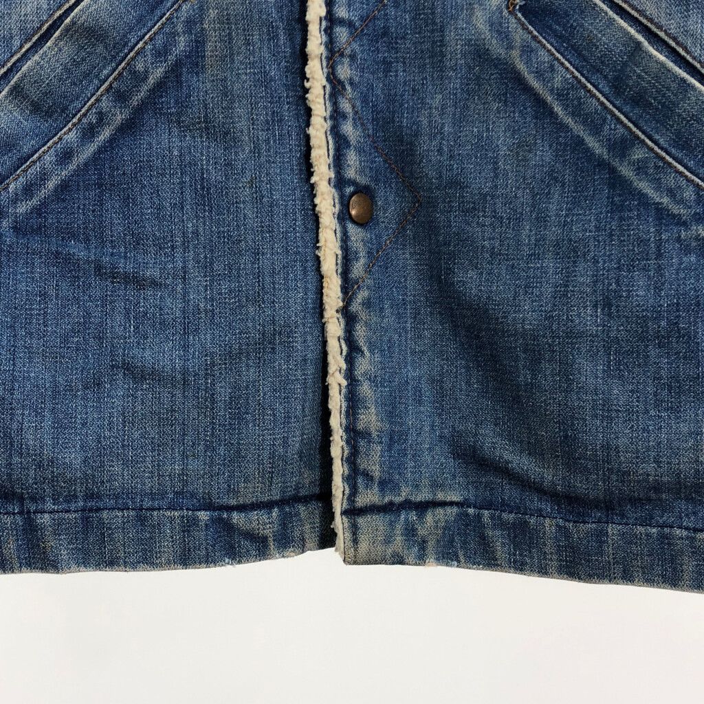 70年代 USA製 Wrangler ラングラー デニム ランチコート ヴィンテージ 