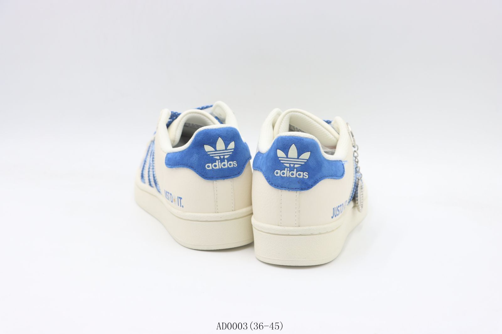 今日 Adidas アディダス シェルトップ スケートシューズ AD0003 ホワイトブルー デイジー KIN-KAAI_COM