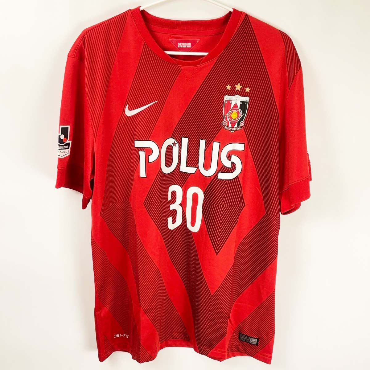 NIKE - ナイキ 浦和レッド ダイヤモンズ 2015 ユニフォーム ホーム #30 興梠慎三 XXL メンズ NIKE サッカー Jリーグ ナイキ 浦和レッド ダイヤモンズ 2015 ユニフォーム ホーム #30
