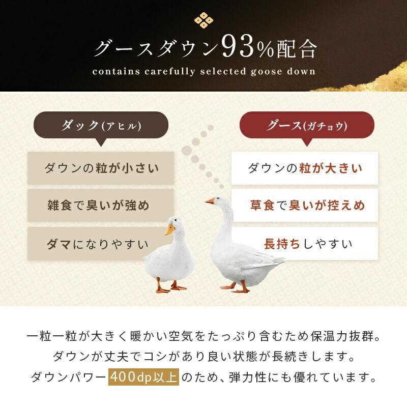 完全立体キルト羽毛布団