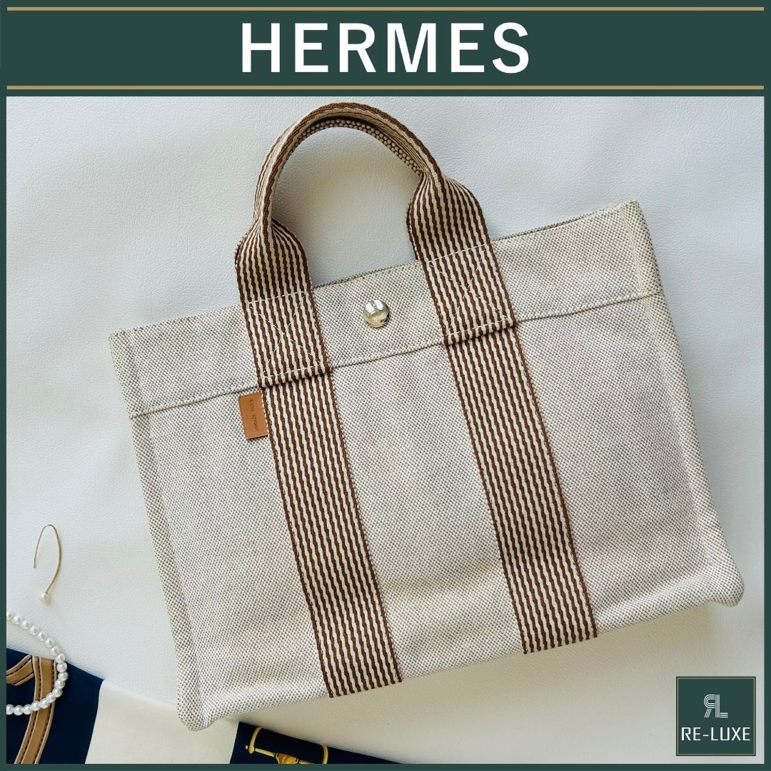 希少カラー 美品✨ HERMES エルメス ニューフールトゥPM ベージュ 