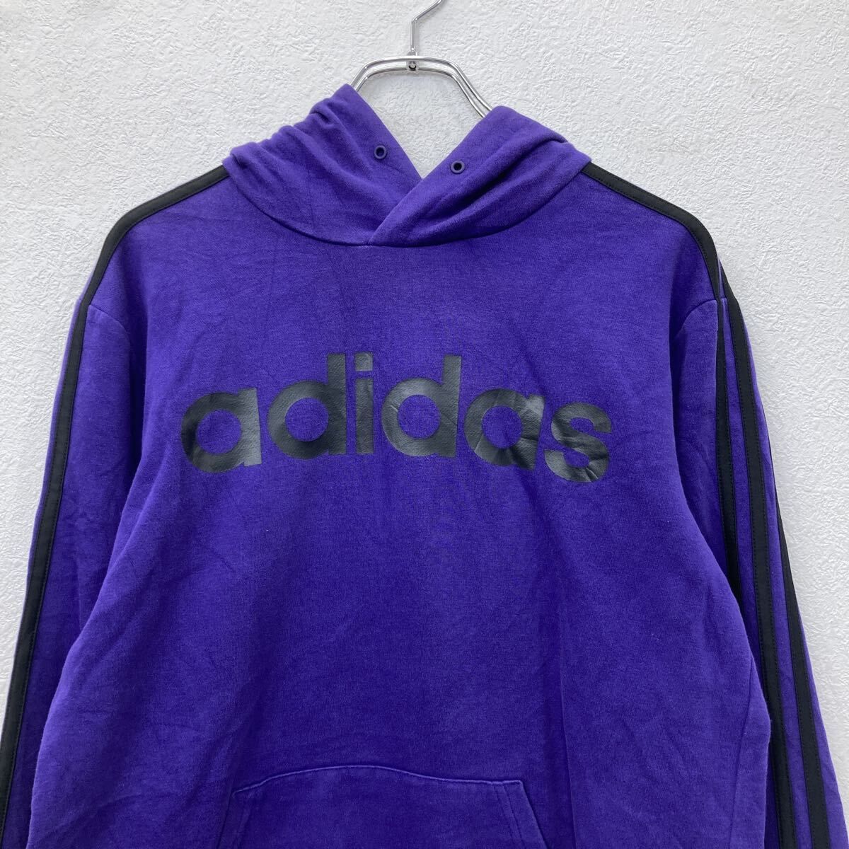 adidas アディダス パープル パーカー - スウェット | フルジップ 