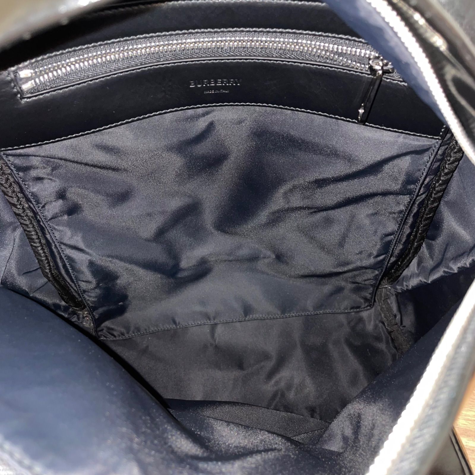 ◎ 【美品】BURBERRYバーバリー コーティングキャンバス ブラック