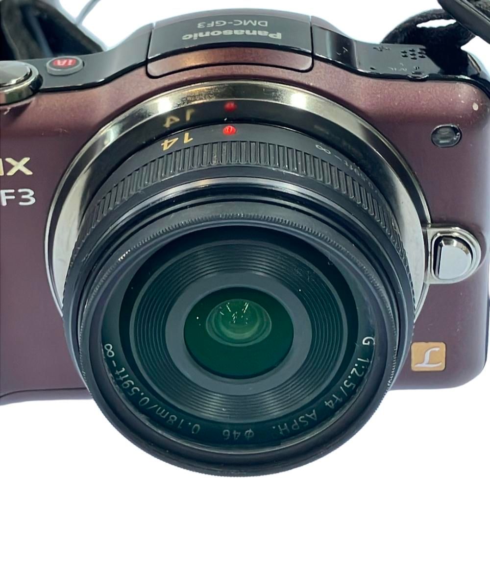 訳あり パナソニック 高品質 ミラーレス一眼カメラ LVMIX GF3 ダブル