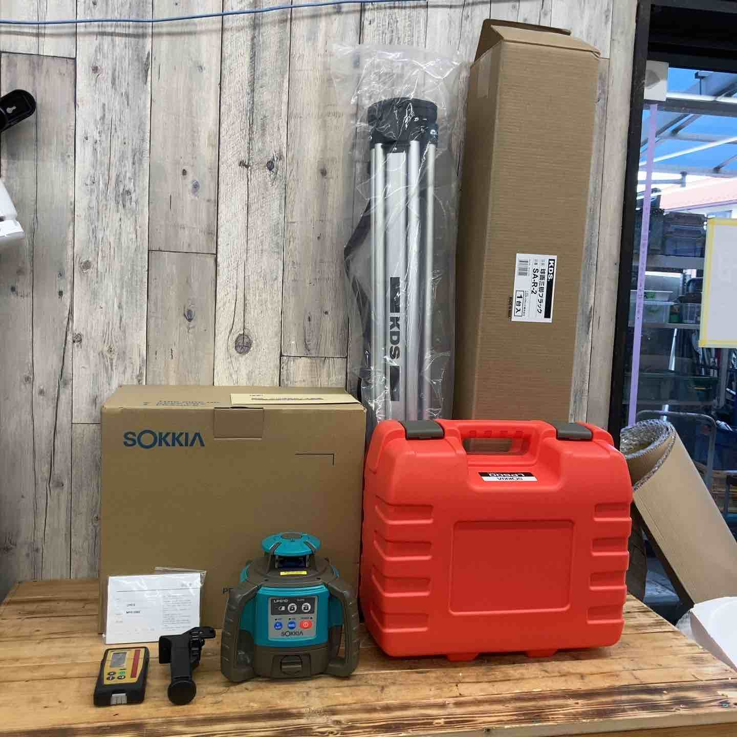 ソキア SOKKIA 自動整準レベルプレーナー LP610J-DBD|受光器LS-100D 受光器ホルダー|三脚付 東大和店