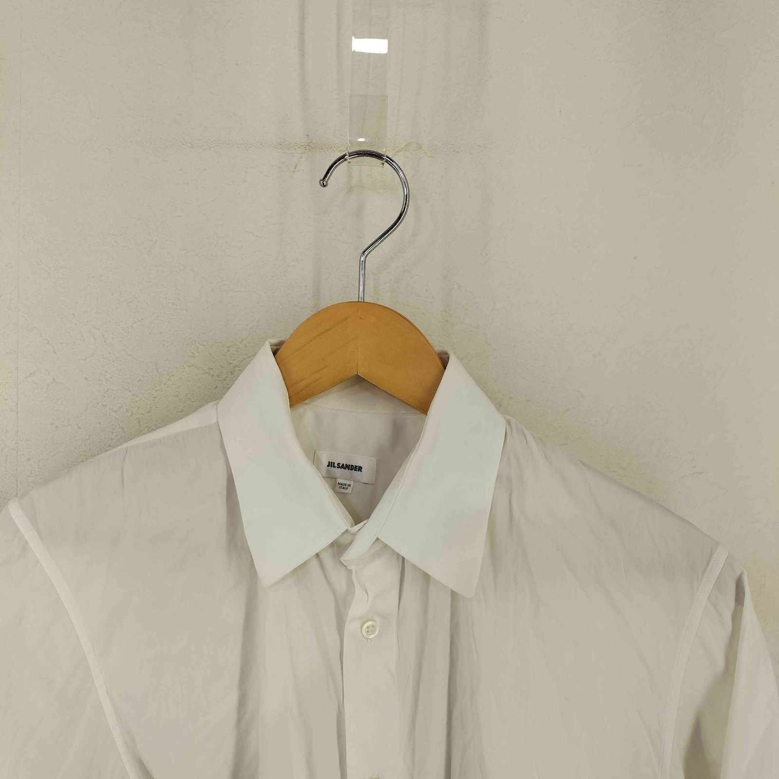 JIL SANDER コットンシャツ made in Italy ジルサンダー JIL SANDER MADE IN ITALY コットンS/Sシャツ