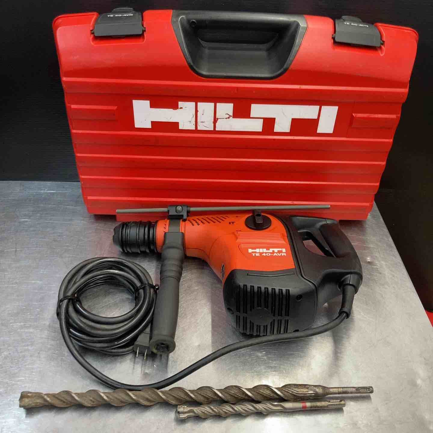 品 ヒルティ HILTI コード式ハンマドリル TE40-AVR ドリルビット2本付属 東大和店