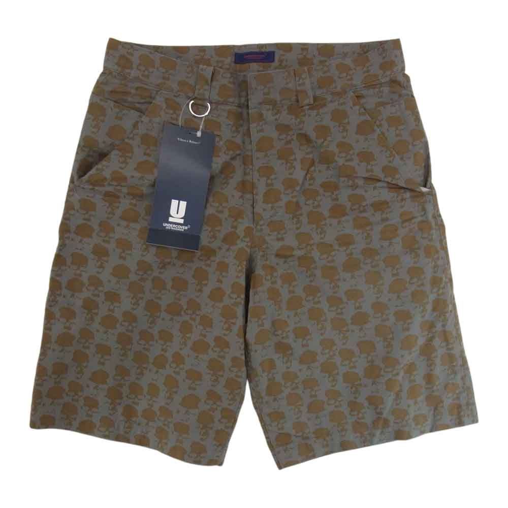 アンダーカバー ショートパンツ 16SS 復刻 ドクロ スカル 総柄【中古 