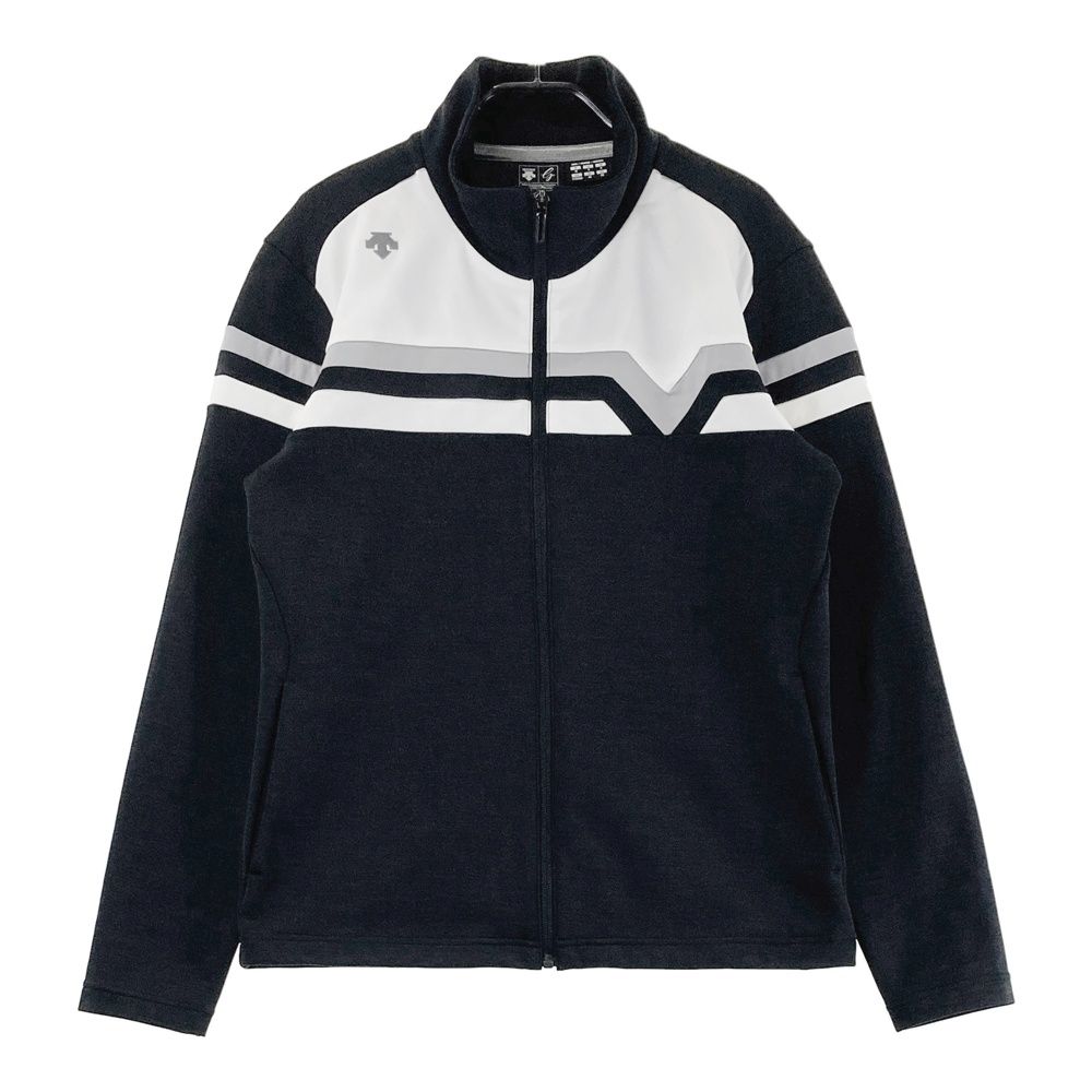 DESCENTE GOLF ジャケット M ブラック サイズ：M DESCENTE GOLF デサントゴルフ ジップジャケット ブラック系